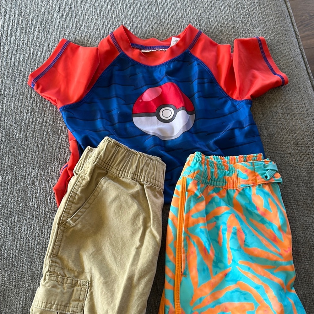 Kids Pokémon Rash Guard and Shorts Set